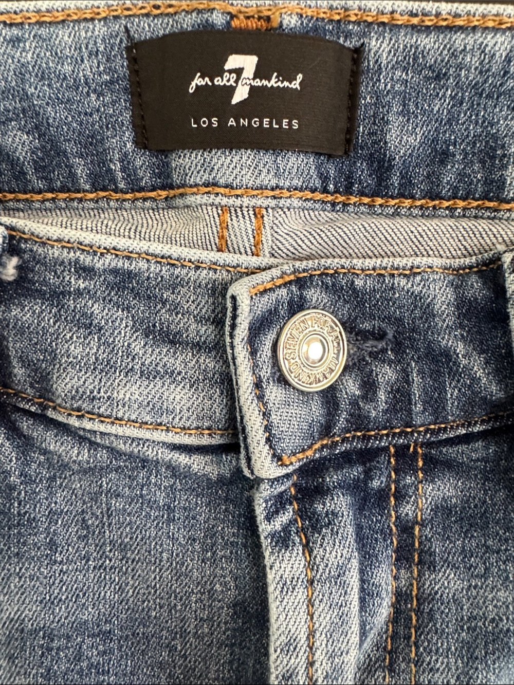 7 For All Mankind Medium Blue Denim Jeans